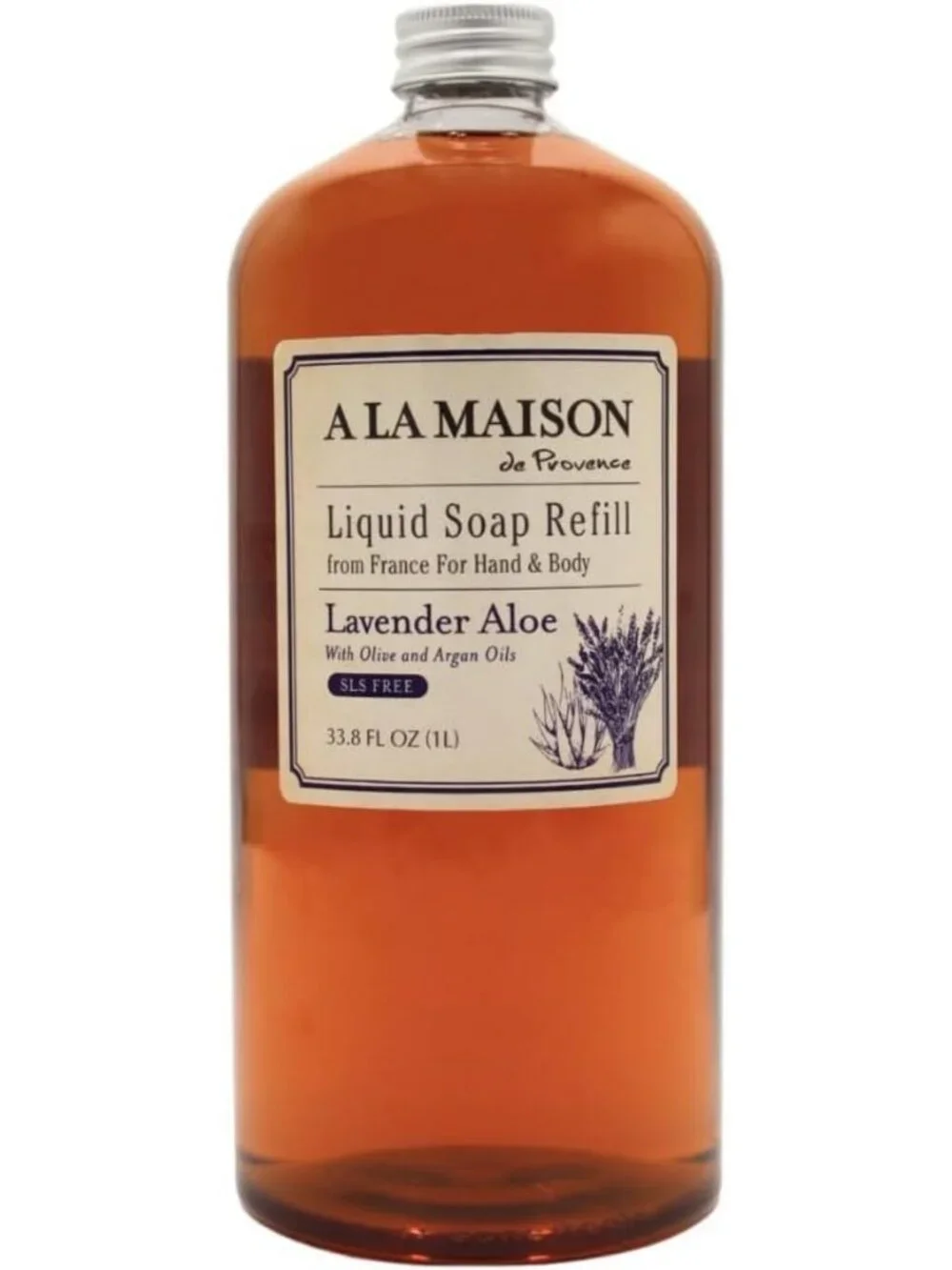 Lavender Aloe Natural Hand Wash with Essential Oils - Moisturizing & Gentle